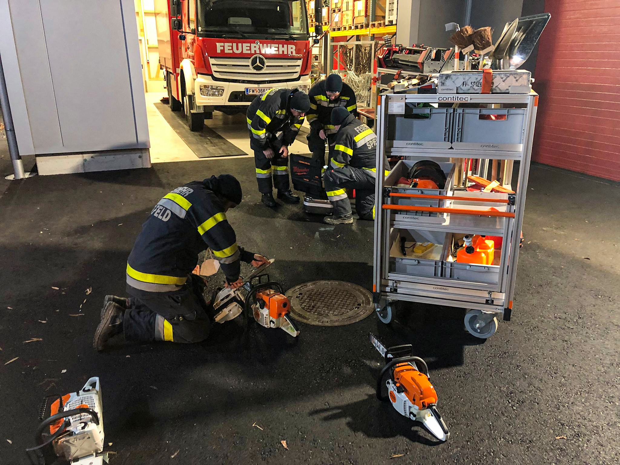 Montagsübung – Freiwillige Feuerwehr Spielfeld